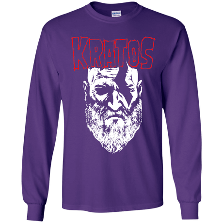 T-Shirts Purple / YS Kratos Danzig Youth Long Sleeve T-Shirt