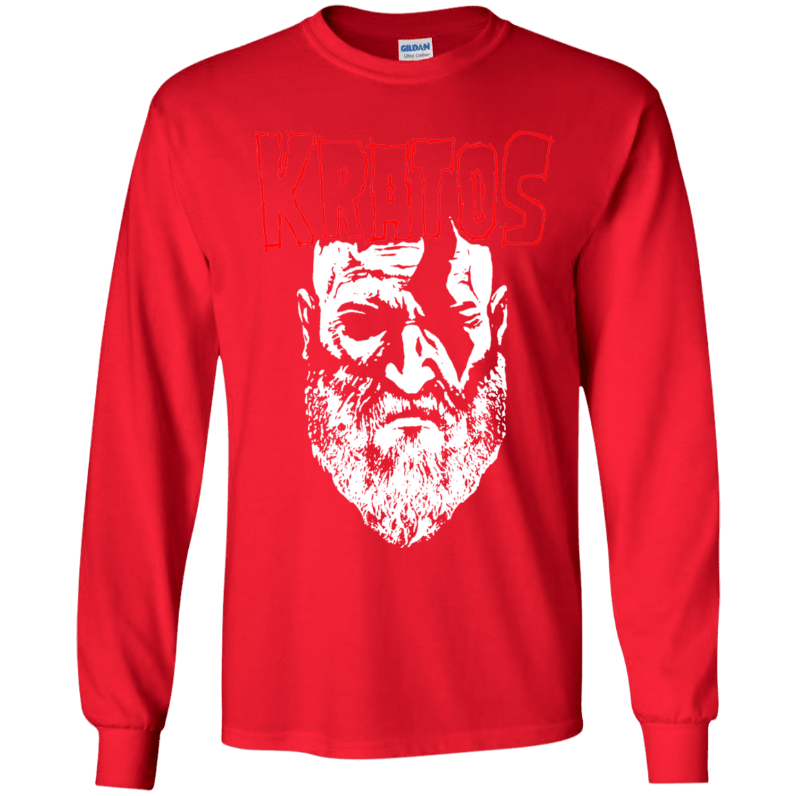T-Shirts Red / YS Kratos Danzig Youth Long Sleeve T-Shirt