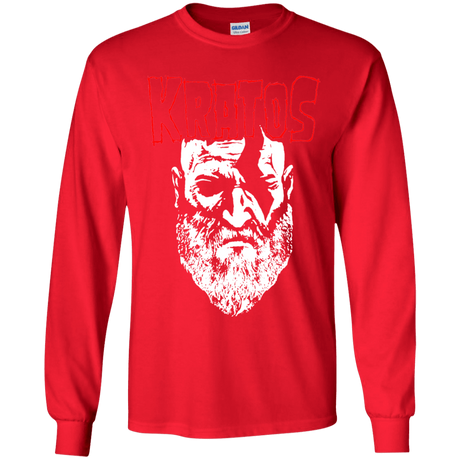 T-Shirts Red / YS Kratos Danzig Youth Long Sleeve T-Shirt