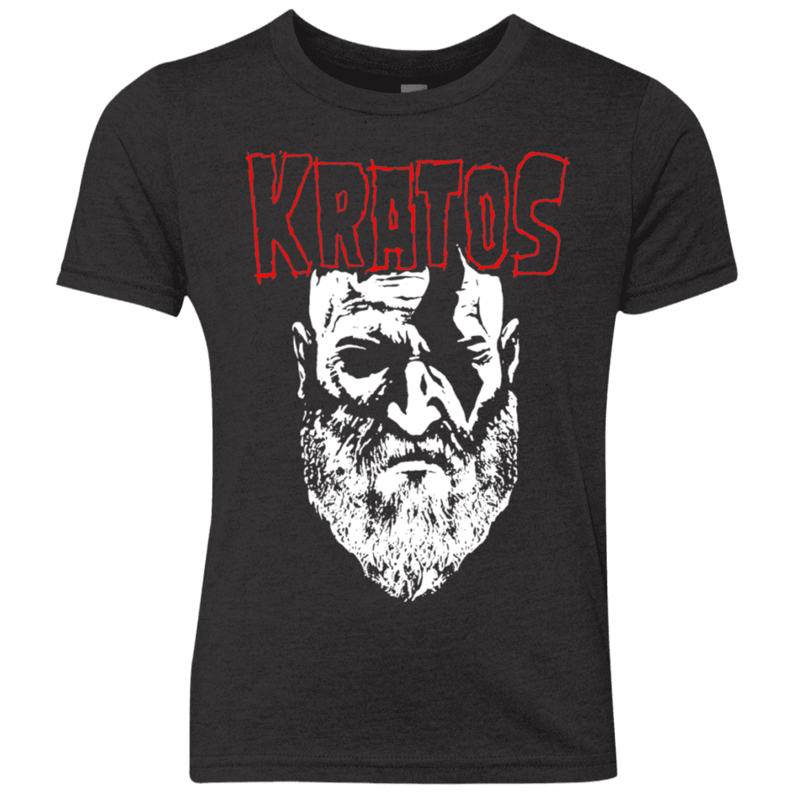 T-Shirts Vintage Black / YXS Kratos Danzig Youth Triblend T-Shirt