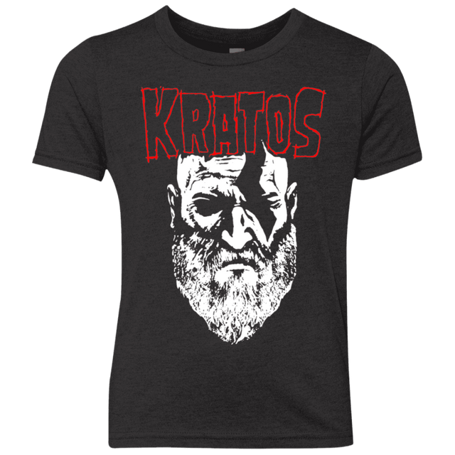 T-Shirts Vintage Black / YXS Kratos Danzig Youth Triblend T-Shirt