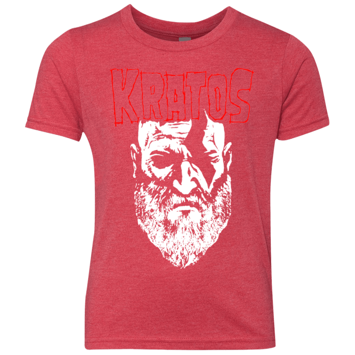 T-Shirts Vintage Red / YXS Kratos Danzig Youth Triblend T-Shirt
