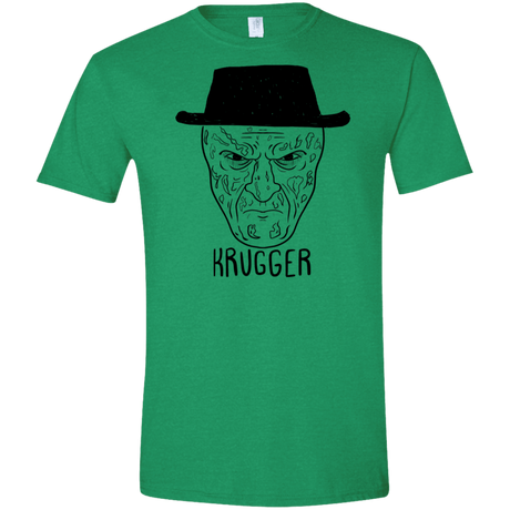 T-Shirts Heather Irish Green / S Krugger Men's Semi-Fitted Softstyle
