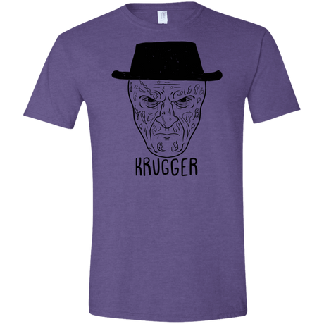 T-Shirts Heather Purple / S Krugger Men's Semi-Fitted Softstyle