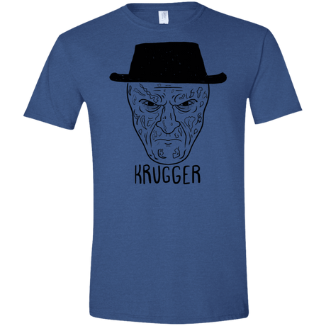 T-Shirts Heather Royal / X-Small Krugger Men's Semi-Fitted Softstyle