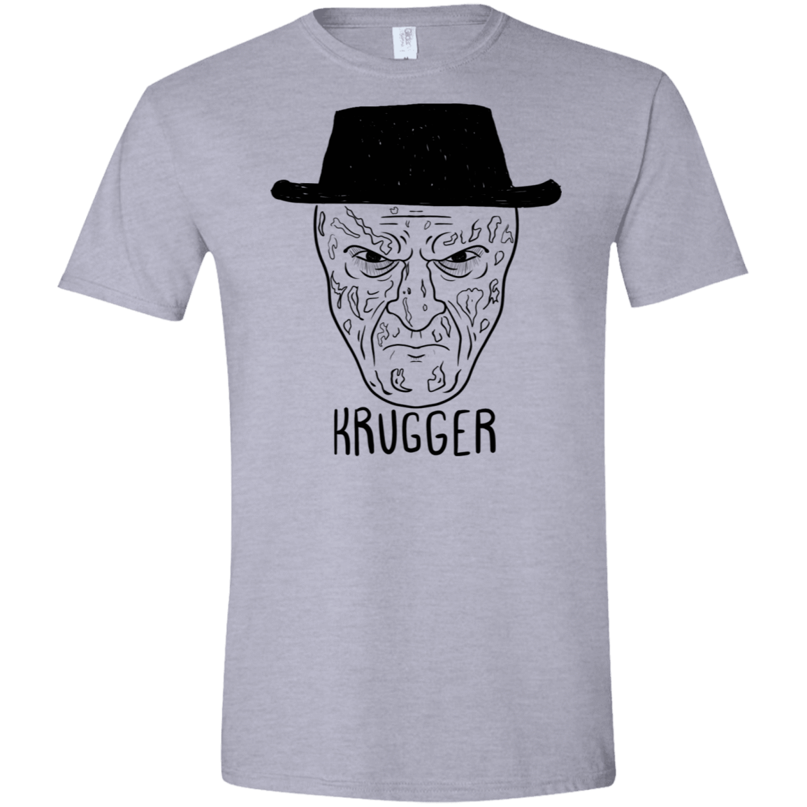 T-Shirts Sport Grey / X-Small Krugger Men's Semi-Fitted Softstyle