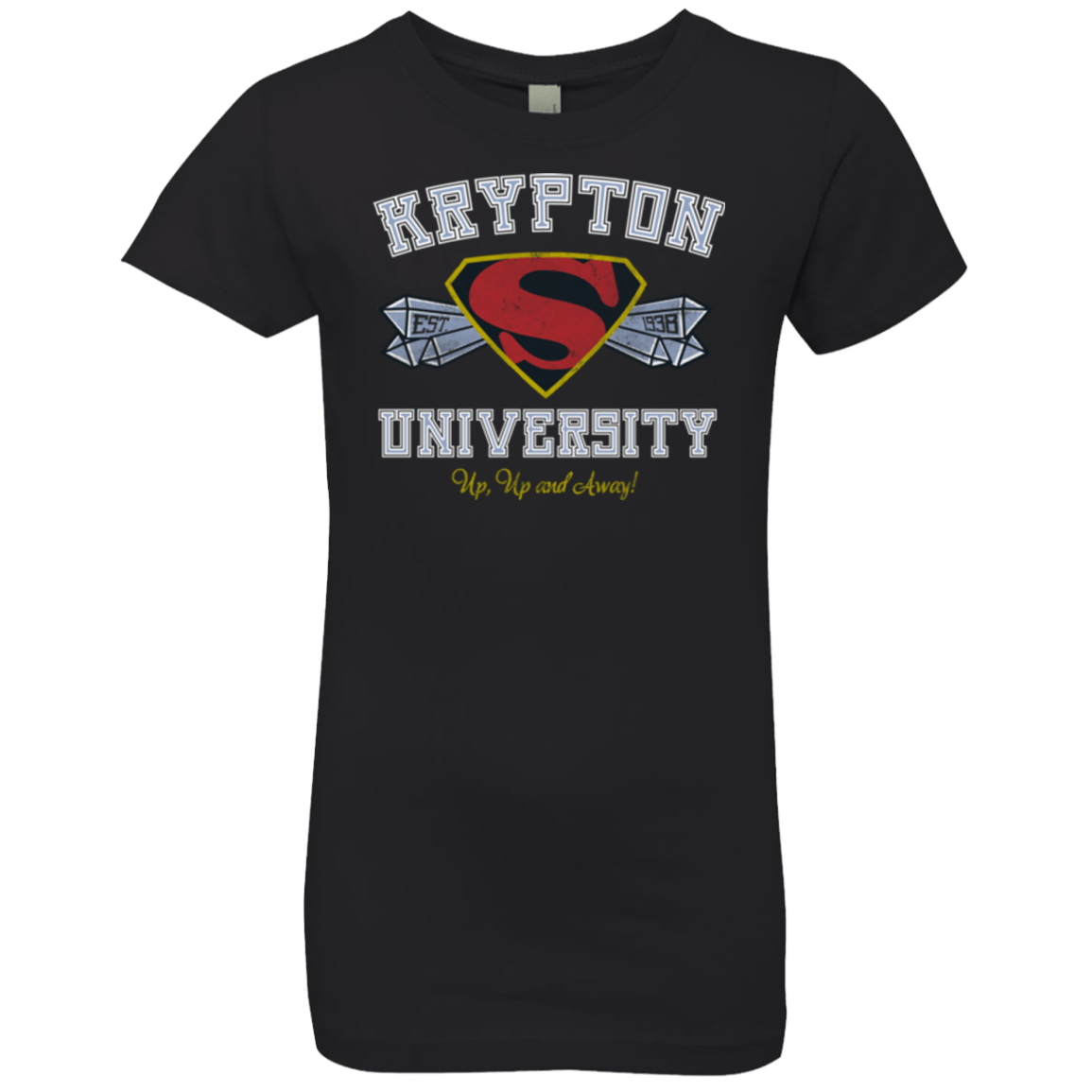 T-Shirts Black / YXS Krypton University Girls Premium T-Shirt
