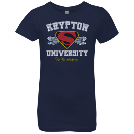 T-Shirts Midnight Navy / YXS Krypton University Girls Premium T-Shirt