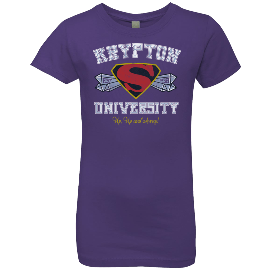 T-Shirts Purple Rush / YXS Krypton University Girls Premium T-Shirt