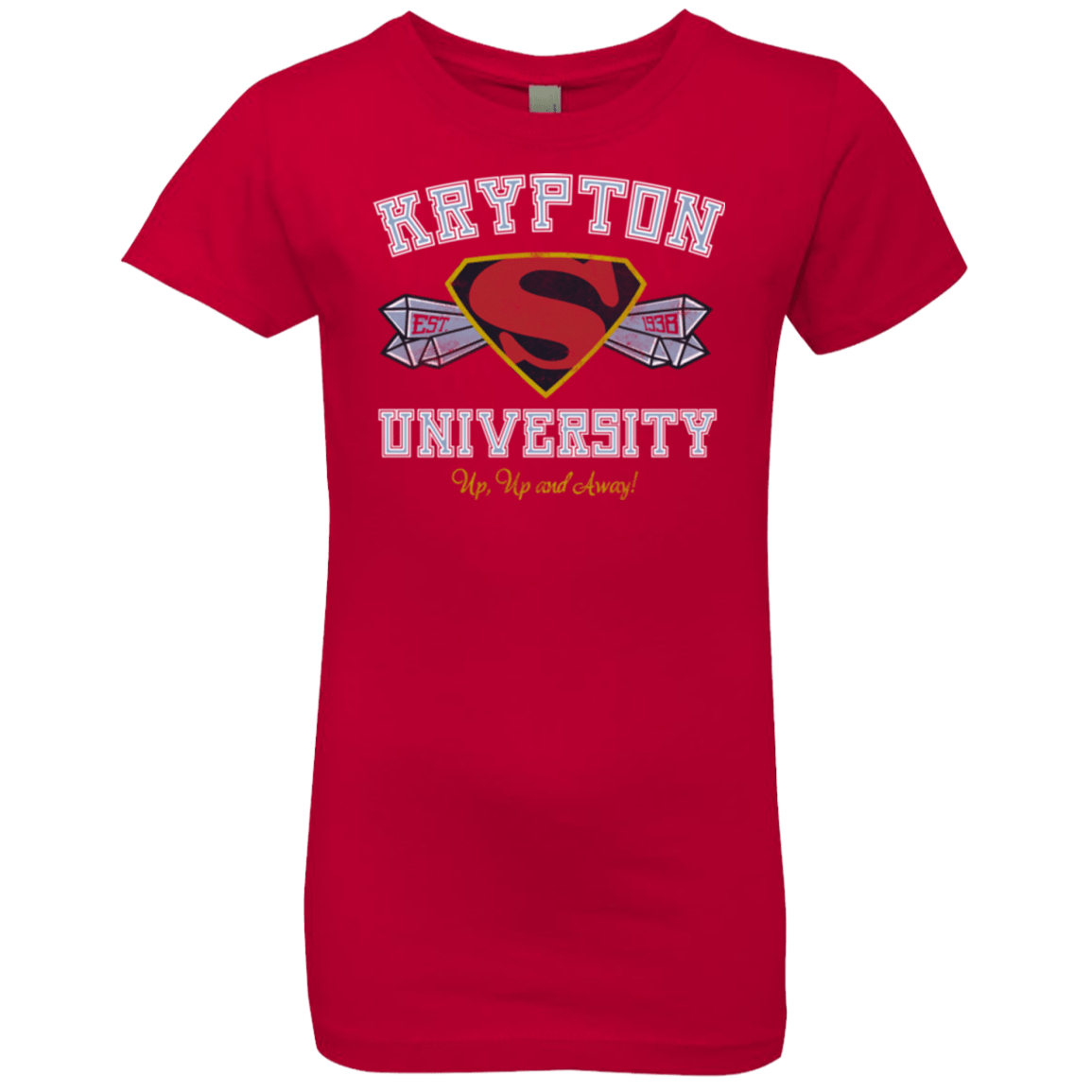 T-Shirts Red / YXS Krypton University Girls Premium T-Shirt