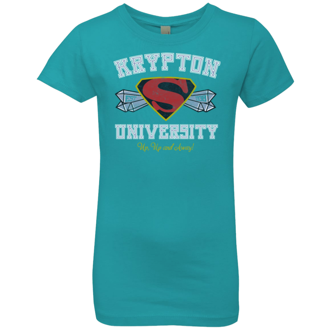 T-Shirts Tahiti Blue / YXS Krypton University Girls Premium T-Shirt