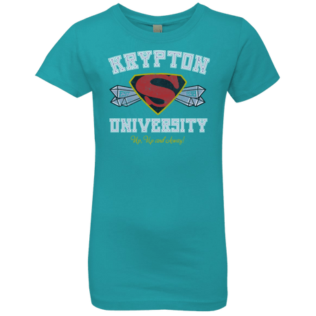 T-Shirts Tahiti Blue / YXS Krypton University Girls Premium T-Shirt