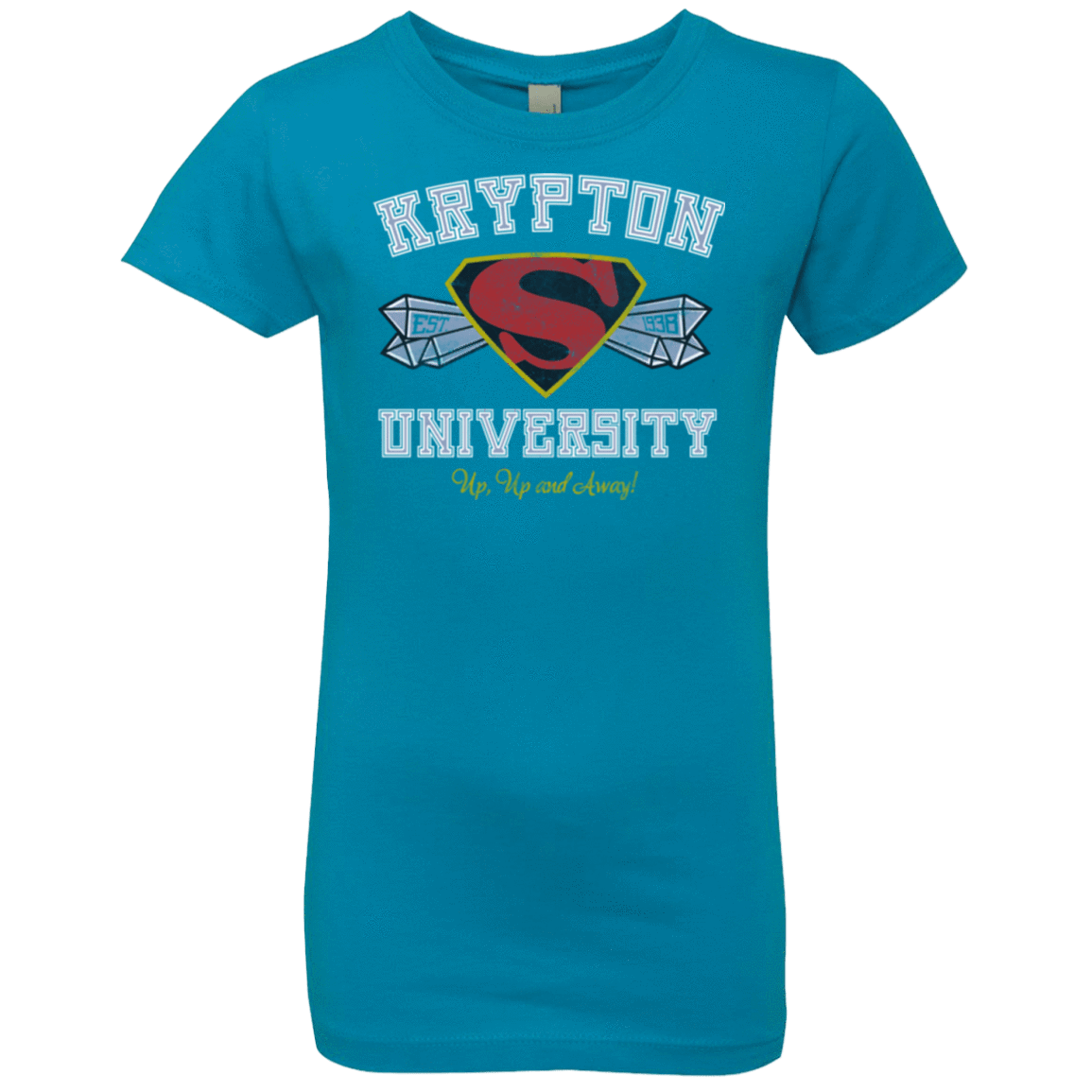 T-Shirts Turquoise / YXS Krypton University Girls Premium T-Shirt