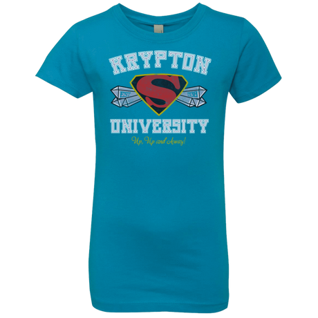 T-Shirts Turquoise / YXS Krypton University Girls Premium T-Shirt