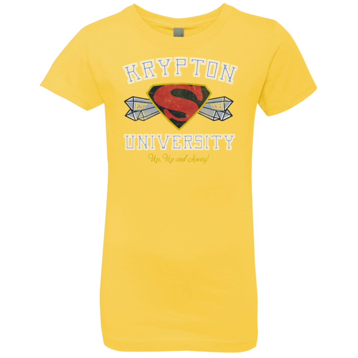 T-Shirts Vibrant Yellow / YXS Krypton University Girls Premium T-Shirt