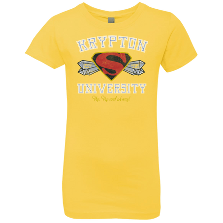T-Shirts Vibrant Yellow / YXS Krypton University Girls Premium T-Shirt
