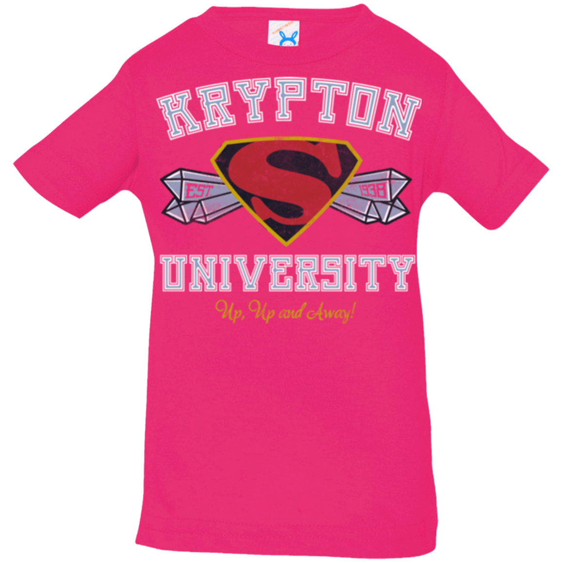 T-Shirts Hot Pink / 6 Months Krypton University Infant Premium T-Shirt
