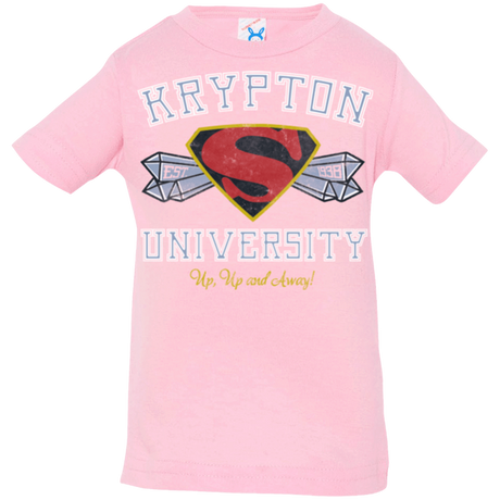 T-Shirts Pink / 6 Months Krypton University Infant Premium T-Shirt