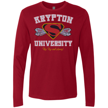 T-Shirts Cardinal / Small Krypton University Men's Premium Long Sleeve