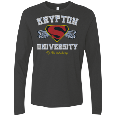 T-Shirts Heavy Metal / Small Krypton University Men's Premium Long Sleeve