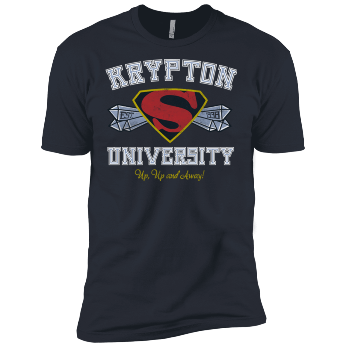 T-Shirts Indigo / X-Small Krypton University Men's Premium T-Shirt