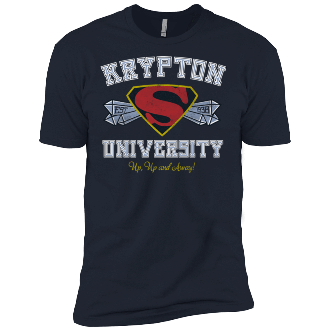 T-Shirts Midnight Navy / X-Small Krypton University Men's Premium T-Shirt