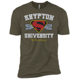 T-Shirts Military Green / X-Small Krypton University Men's Premium T-Shirt