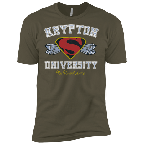 T-Shirts Military Green / X-Small Krypton University Men's Premium T-Shirt