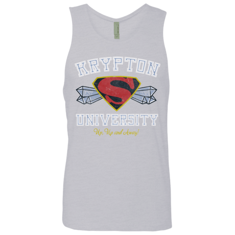 T-Shirts Heather Grey / Small Krypton University Men's Premium Tank Top