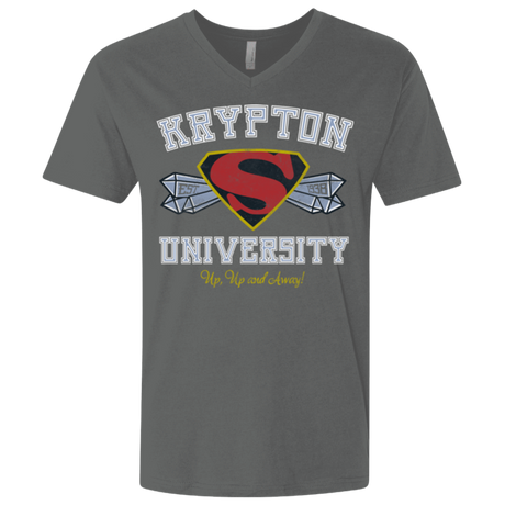 T-Shirts Heavy Metal / X-Small Krypton University Men's Premium V-Neck