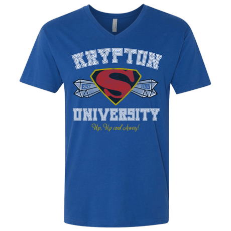 T-Shirts Royal / X-Small Krypton University Men's Premium V-Neck