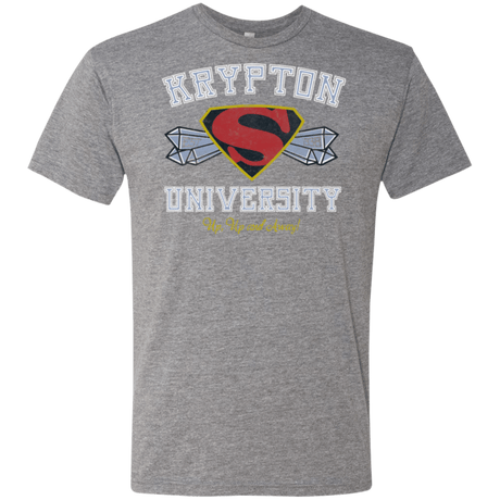 T-Shirts Premium Heather / Small Krypton University Men's Triblend T-Shirt