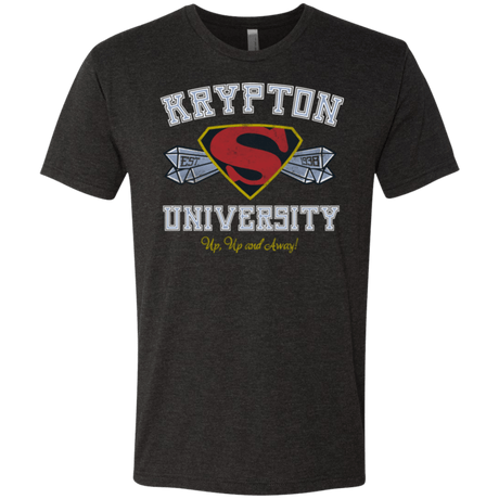 T-Shirts Vintage Black / Small Krypton University Men's Triblend T-Shirt