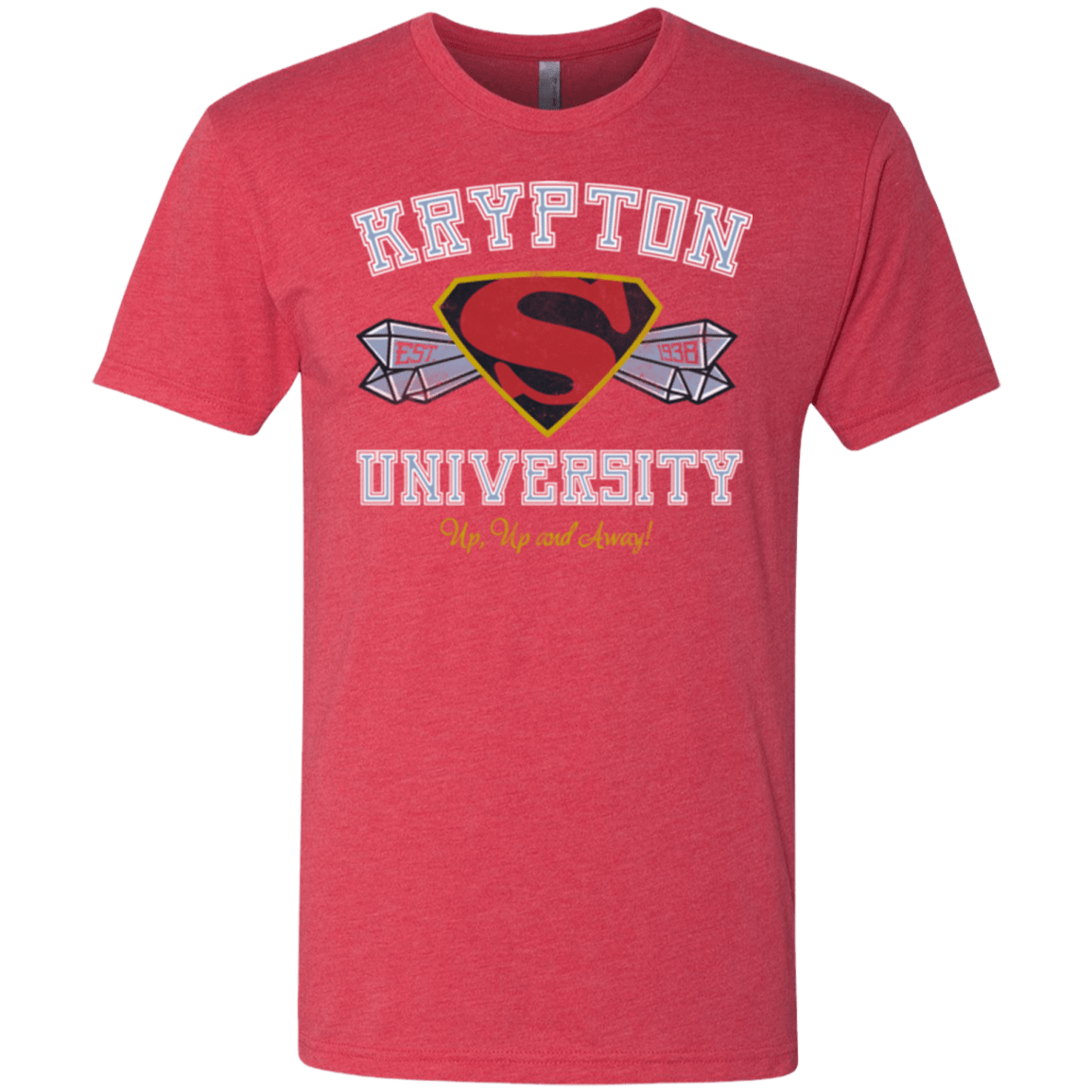 T-Shirts Vintage Red / Small Krypton University Men's Triblend T-Shirt