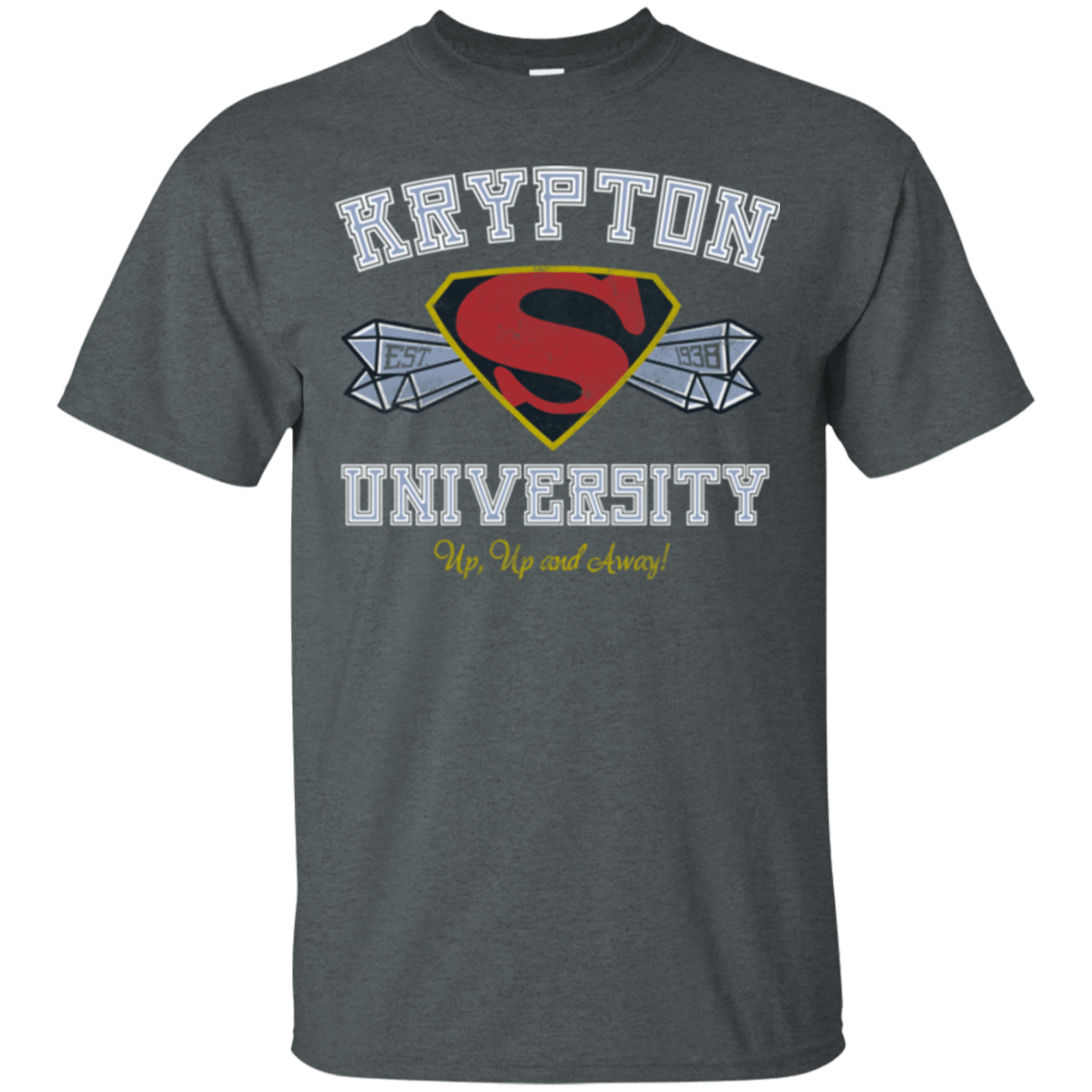 T-Shirts Dark Heather / Small Krypton University T-Shirt