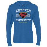 T-Shirts Vintage Royal / X-Small Krypton University Triblend Long Sleeve Hoodie Tee