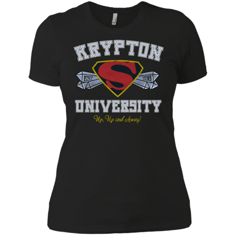 T-Shirts Black / X-Small Krypton University Women's Premium T-Shirt
