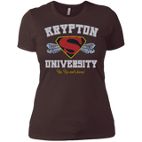 T-Shirts Dark Chocolate / X-Small Krypton University Women's Premium T-Shirt