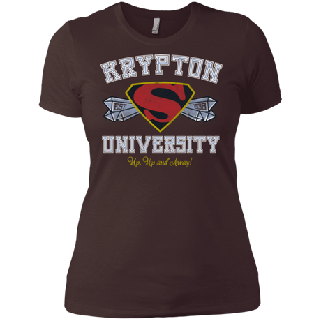 T-Shirts Dark Chocolate / X-Small Krypton University Women's Premium T-Shirt