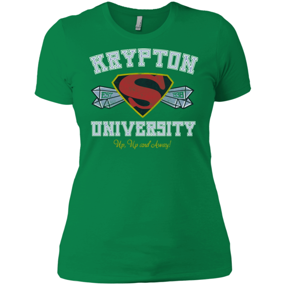 T-Shirts Kelly Green / X-Small Krypton University Women's Premium T-Shirt