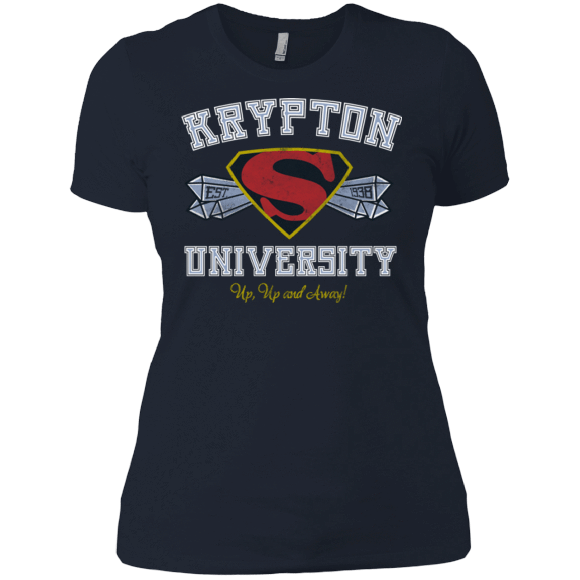 T-Shirts Midnight Navy / X-Small Krypton University Women's Premium T-Shirt