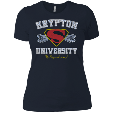 T-Shirts Midnight Navy / X-Small Krypton University Women's Premium T-Shirt