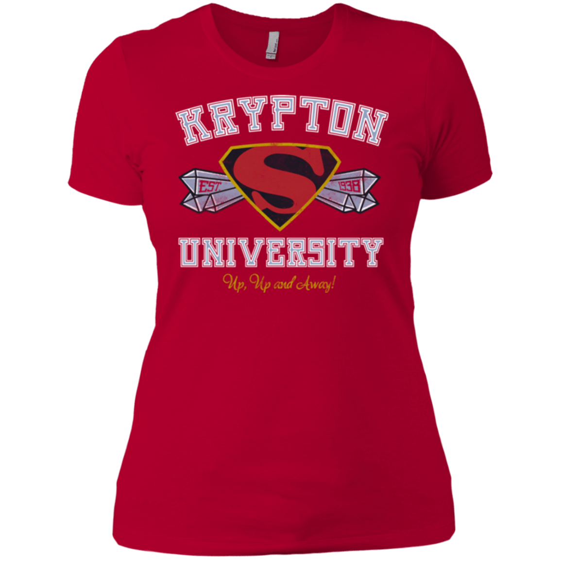T-Shirts Red / X-Small Krypton University Women's Premium T-Shirt