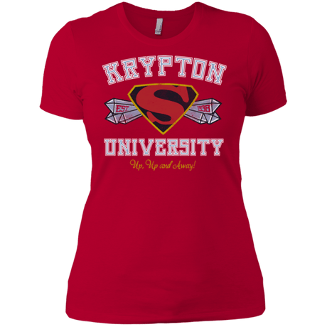 T-Shirts Red / X-Small Krypton University Women's Premium T-Shirt