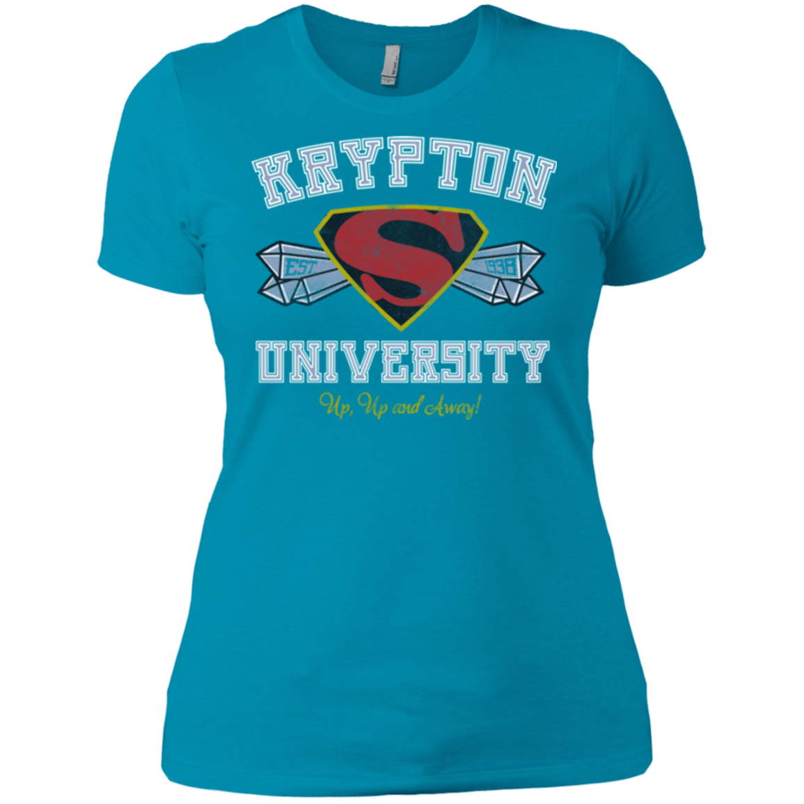 T-Shirts Turquoise / X-Small Krypton University Women's Premium T-Shirt