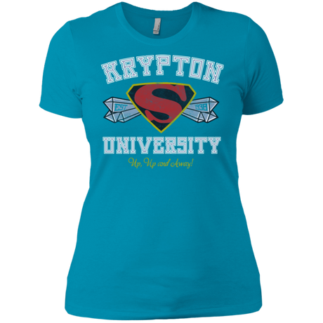 T-Shirts Turquoise / X-Small Krypton University Women's Premium T-Shirt