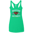 T-Shirts Envy / X-Small Krypton University Women's Triblend Racerback Tank