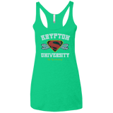 T-Shirts Envy / X-Small Krypton University Women's Triblend Racerback Tank
