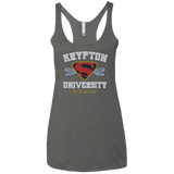 T-Shirts Premium Heather / X-Small Krypton University Women's Triblend Racerback Tank