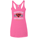 T-Shirts Vintage Pink / X-Small Krypton University Women's Triblend Racerback Tank